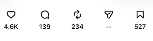 Instagram engagement on an social media UGC Reel: 4.6K likes, 139 comments, 234 reposts and 527 saves